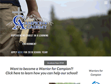 Tablet Screenshot of campion.net